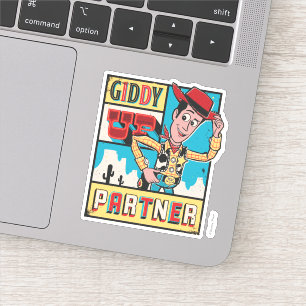 Sticker Toy Story - Poster en bois Vintage