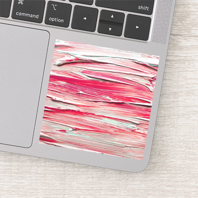 Sticker Tracé de pinceau Abstrait (Détail)