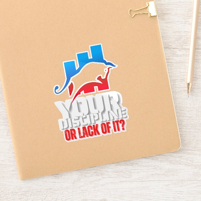 Sticker Trader motivation | Bull | Discipline (Carnet)