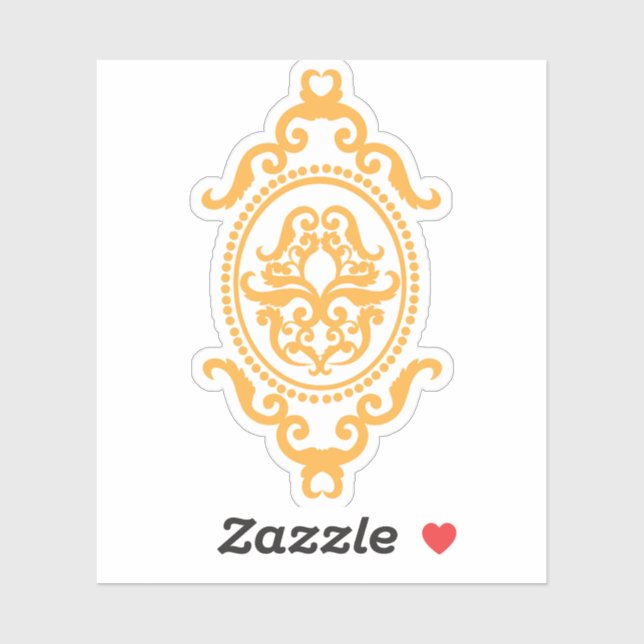 Sticker Traditional Tattoo Art Inspired Design (Feuille)