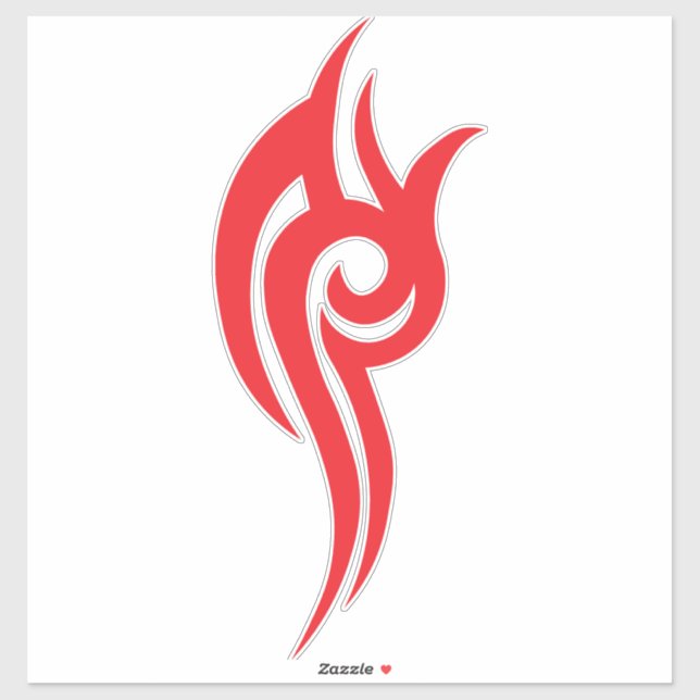 Sticker Traditional Tattoo Art Inspired Design (Feuille)