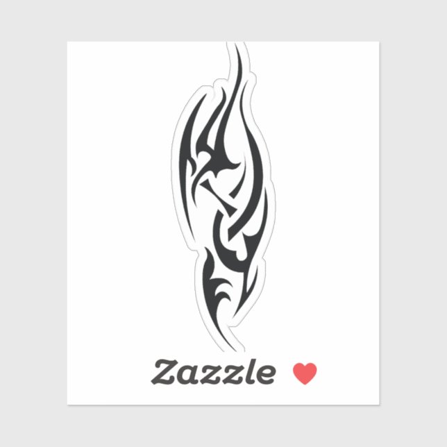 Sticker Traditional Tattoo Art Inspired Design (Feuille)