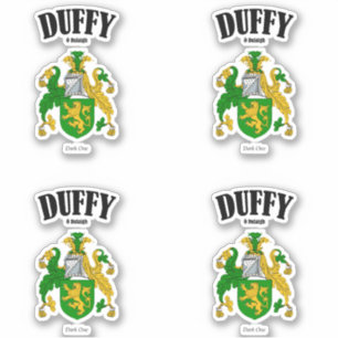 Sticker Traduction et signification irlandaises de Duffy C