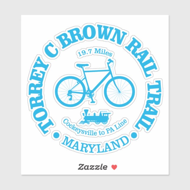 Sticker Trail Brown Torrey C (cyclisme) (Feuille)