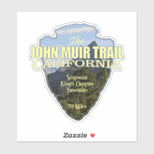 Sticker Trail John Muir (flèche)