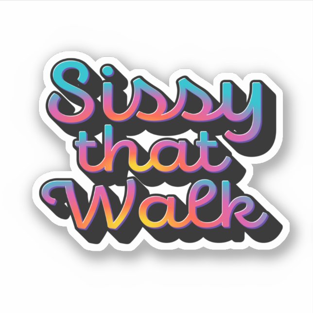 Sticker Traînée (Devant)