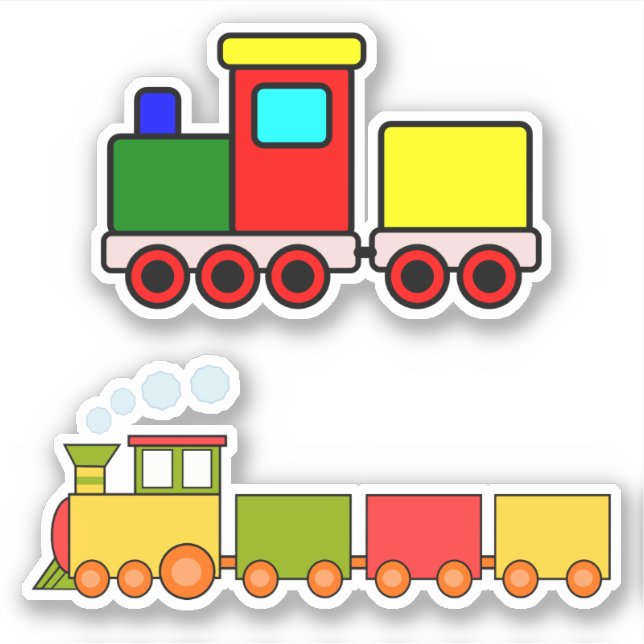 Sticker Trains Jouets (Devant)