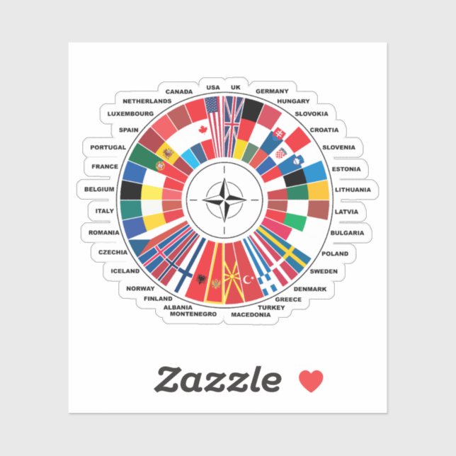 Sticker Traité atlantique (Feuille)