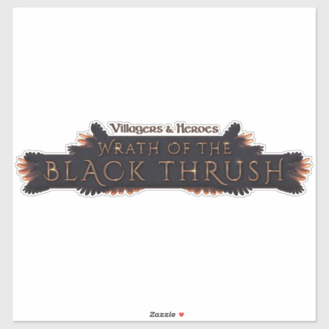 Sticker Tranche noire (Feuille)