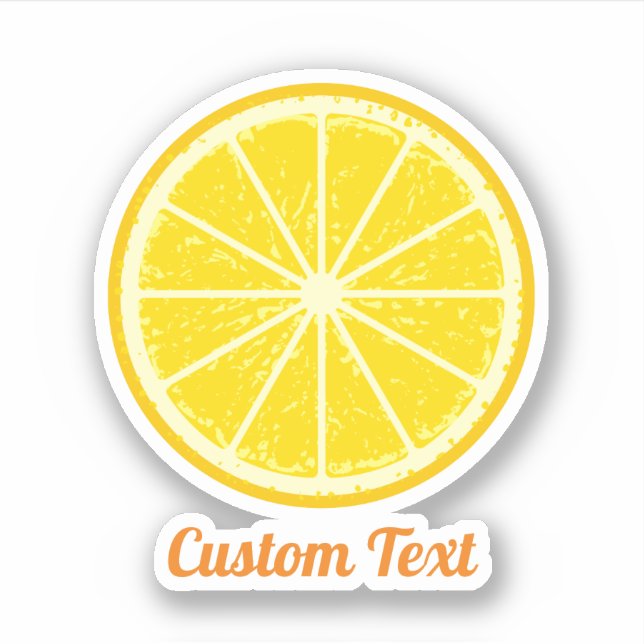 Sticker tranche orange (Devant)