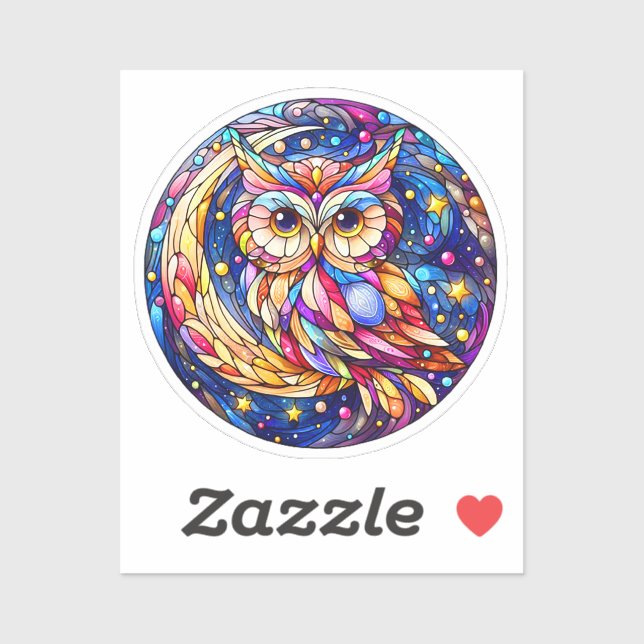 Sticker Tranquillité en verre Une fenêtre en verre floral (Feuille)