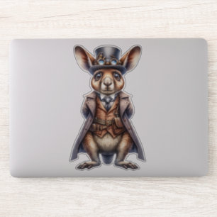 Sticker transparent Steampunk Wallaby
