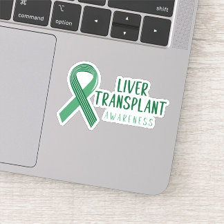 Sticker Transplantation du foie vert Sensibilisation au ru
