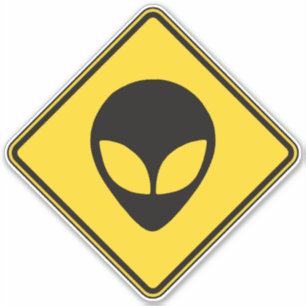 Sticker Traversée Alien
