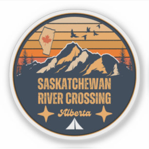 Sticker Traversée de la rivière Saskatchewan, Alberta