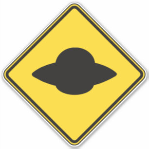 Sticker Traversée par OVNI