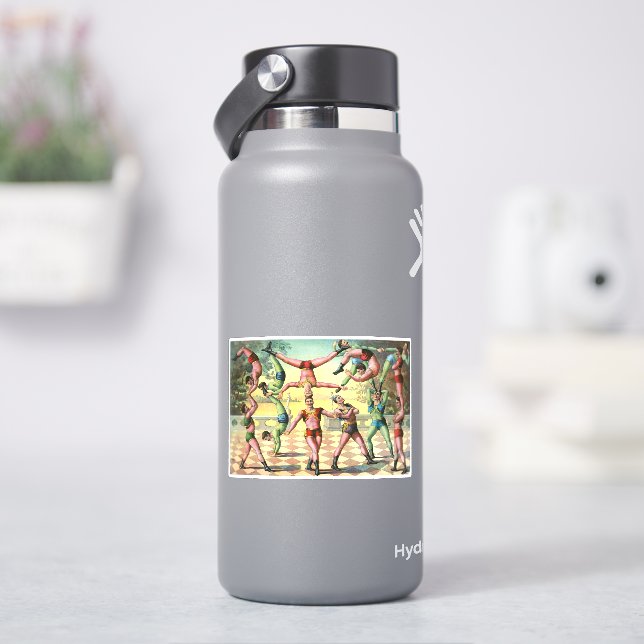 Sticker Treize hommes faisant des acrobaties (HydroFlask)