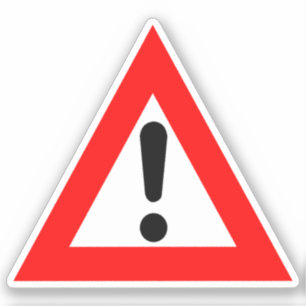 Sticker Triangle d'alerte