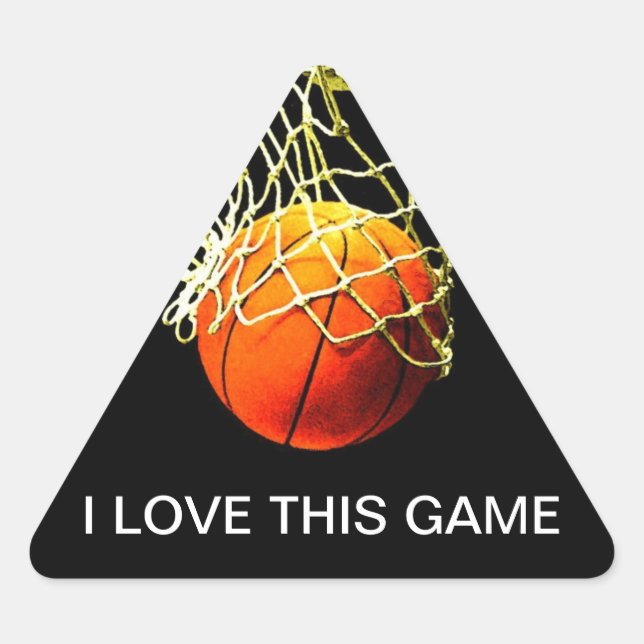 Sticker triangle de basket (Devant)