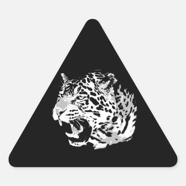 Sticker triangle Jaguar (Devant)