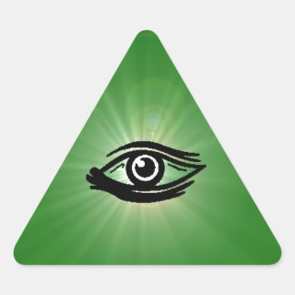 Sticker triangle pour yeux