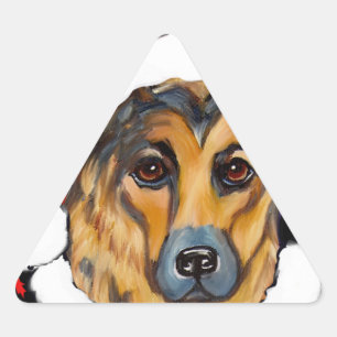 STICKER TRIANGULAIRE ALMAN SHEPHERD