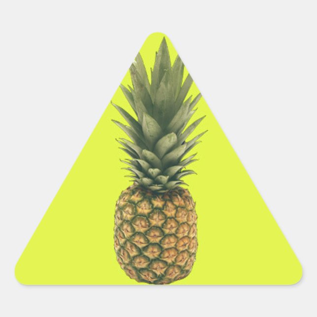 Sticker Triangulaire Ananas doux (Devant)