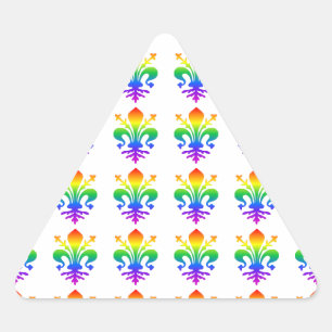 Sticker Triangulaire Arc-en-ciel
