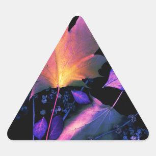 Sticker Triangulaire Autumn Leaves