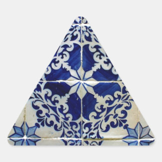 Sticker Triangulaire Azulejos, Portuguese Tiles