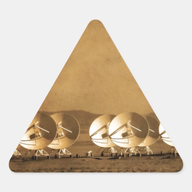 Sticker Triangulaire Baie très grande (Devant)