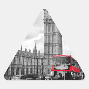 Sticker Triangulaire Big Ben Londres