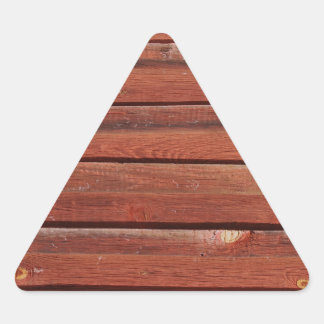 Sticker Triangulaire Bois avec Patina antique