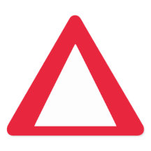 Bordures larges - Avertissement rouge