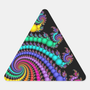 Sticker Triangulaire Cadeau d'autocollant de triangle de gay pride