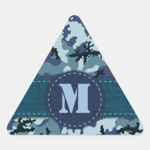 Sticker Triangulaire Camouflage de la marine