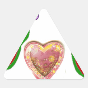Sticker Triangulaire Ce type adore les grands cadeaux d'art Imprimer