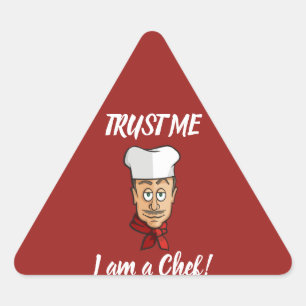 Sticker Triangulaire Chef
