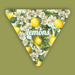 Sticker Triangulaire Citrons