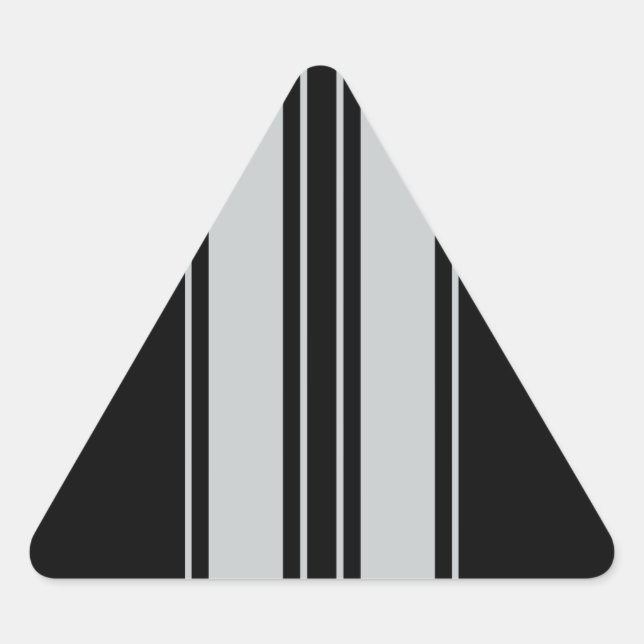 Sticker Triangulaire Cliquez sur Personnaliser pour modifier Gris en co (Devant)