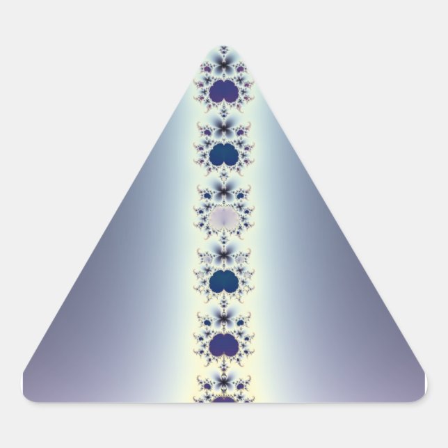 Sticker Triangulaire Collier Violet (Devant)