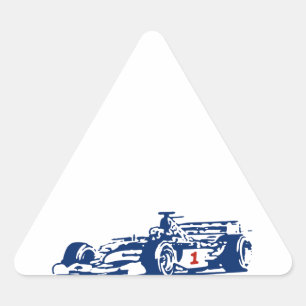Sticker Triangulaire Conception de Cool de course automatique