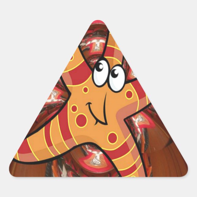 Sticker Triangulaire Couleur en cours (Devant)