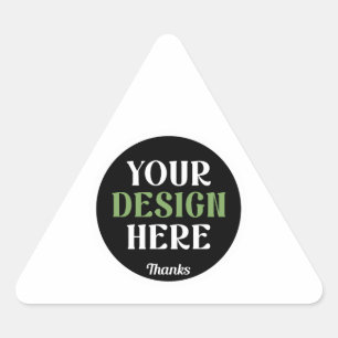 Sticker Triangulaire coutume, unique, élégant et minimaliste hershey®'s