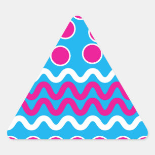 Sticker Triangulaire Créez votre propre Modèle photo personnalisé