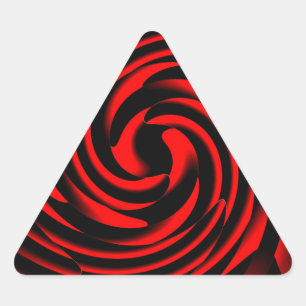 Sticker Triangulaire Dance of the element of fire