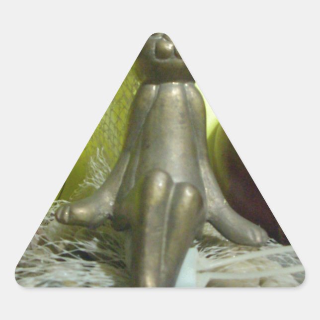 Sticker Triangulaire De l'autre côté du Pitch & Crease : Football Crick (Devant)