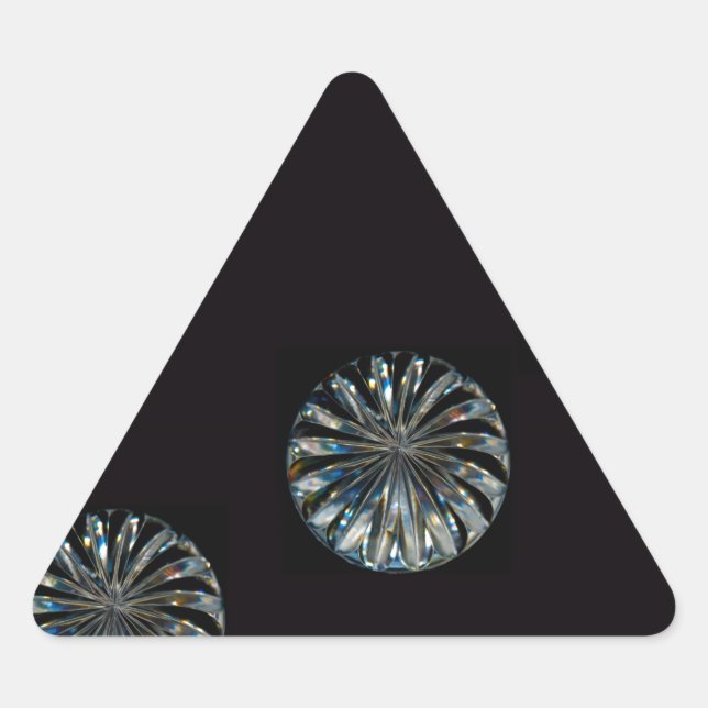 Sticker Triangulaire Design irlandais - La collection Crystal (Devant)