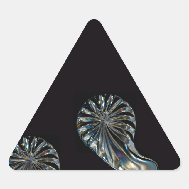 Sticker Triangulaire Design irlandais - La collection Crystal (Devant)