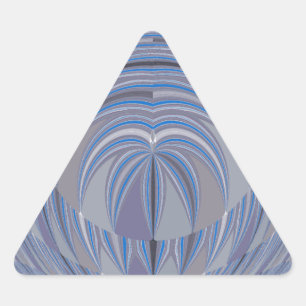 Sticker Triangulaire Design sans couture du grand coeur